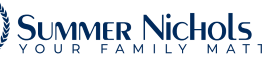 A black background with blue letters that say " fisher new family ".