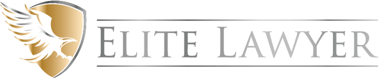 A black and white logo for the estate law firm.